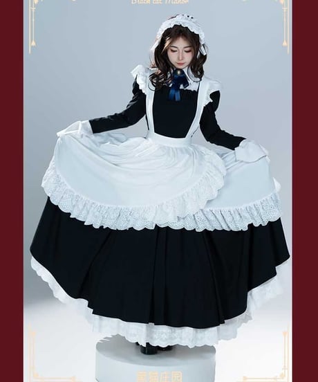Black Cat Manor ロングメイド服 Ⅸ型 オーダー[OP400]
