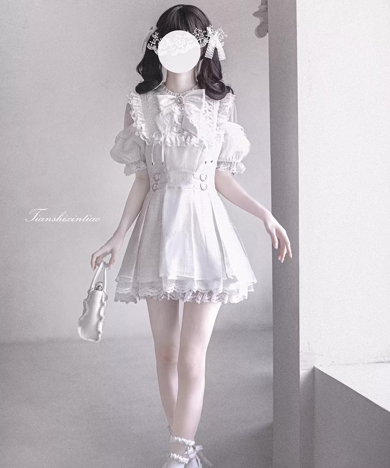 ゆ*ゆ様 ぬい服 地雷系ワンピース 10cm〜12cm ゆ*ゆ様