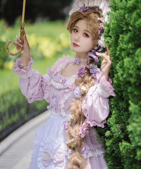 Lucy and  Lory / Pastoral roaming クラシック コットンロング ロリィタドレス ワンピース [LO860]