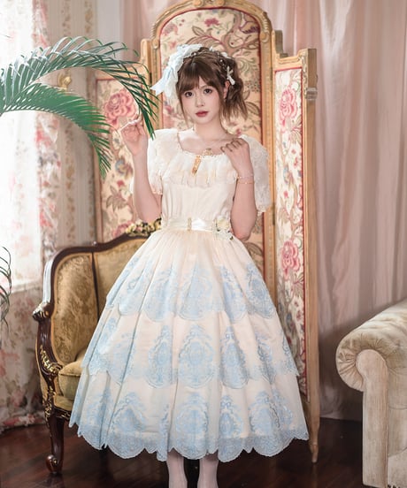 Miss Point / ミスポイントの花園 接ぎ袖ブラウス、姫袖ブラウス [LO1473]