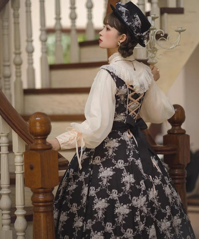 Miss Point アンティークフラワーウォール ロリィタドレス コルセット