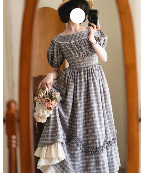Forest Wardrobe 森林のピクニック ロングワンピース、ペチコート [LO1384]