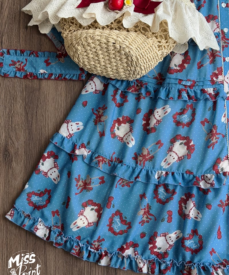 ♡New Arrival News♡リス＆リンゴバスケットプリントシリーズ発売の  