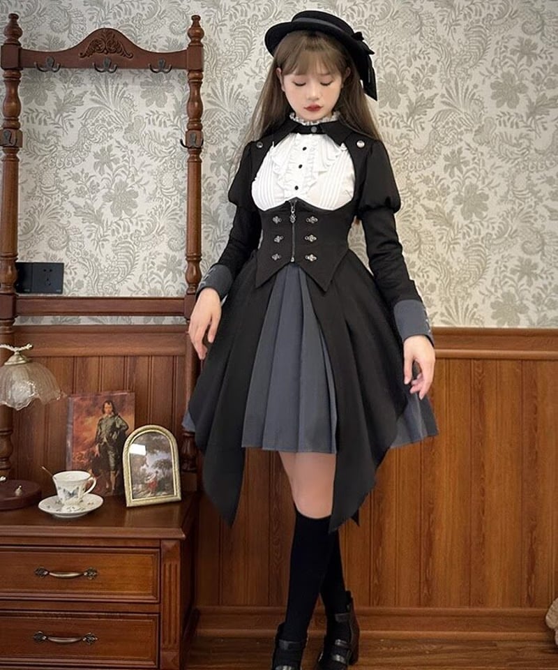 Alice Girl / 探偵執事 ショートジャケット+ワンピース [LO893 Alice Girl / 探偵執事 ショートジャケット+ワンピース [LO893