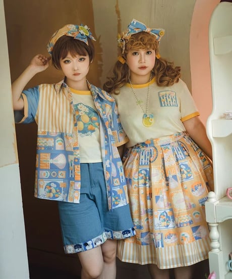 Miss Point / レモン＆コスモス Tシャツ [LO828]