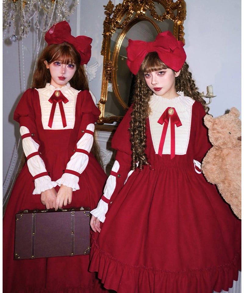 with PUJI Letter and Poetry / 祈りの人形 ロリィタドレス セッ