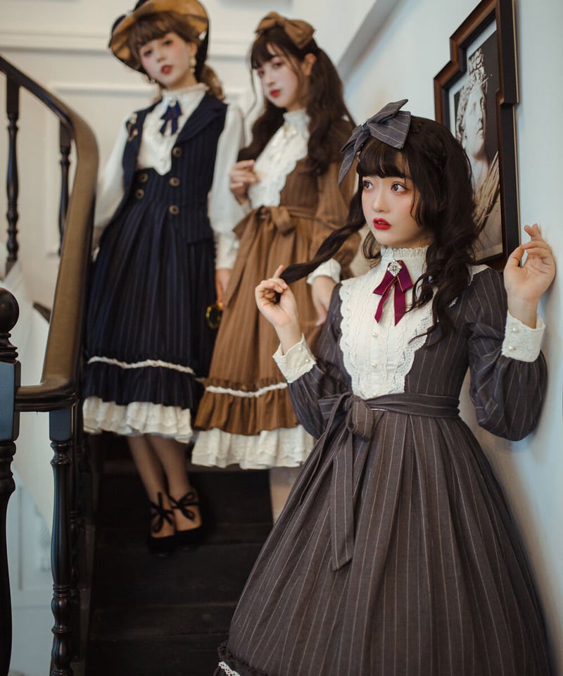 【関税込】PhaseEight ワンピース☆Petite Lara Geometric Tiere Miss Point / 薔薇人形 ロリィタドレス ワンピース [LO113