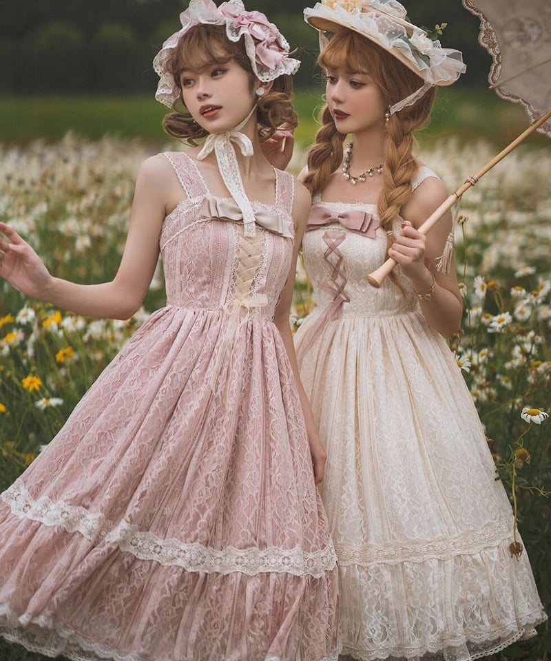 Miss Point 木香薔薇 1.0 レース/花柄 ロング ロリィタドレス Miss Point 木香薔薇 1.0 レース/花柄 ロング ロリィタドレス