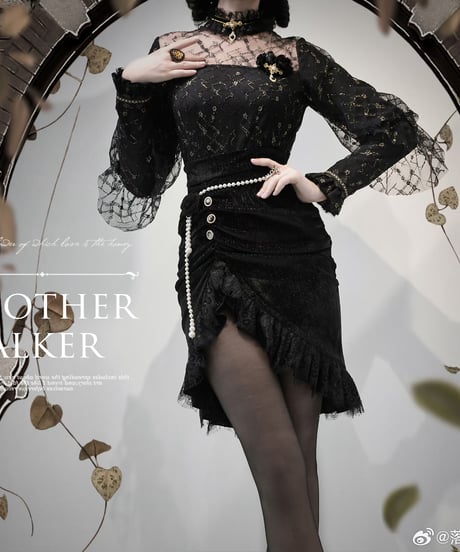 Another Walker / Night Whisper ゴシック&ロリィタドレス セット [LO1091]