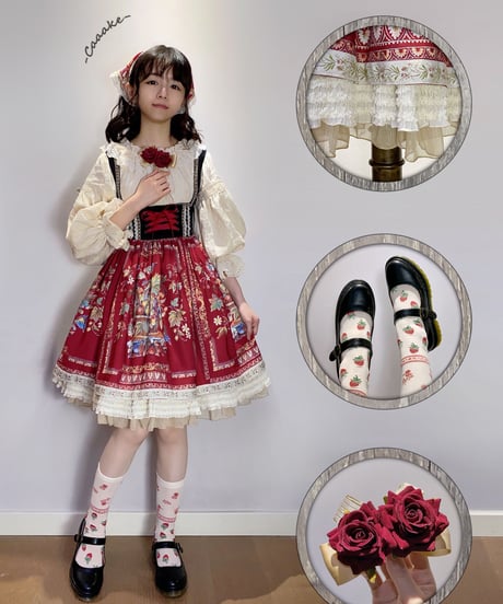Miss Point 豊作賛歌 バイエルン風 ベルベットコルセットJSK ショート [LO390]