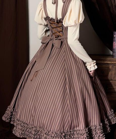 Miss Point / Classical Chocolate JSK [LO1227]