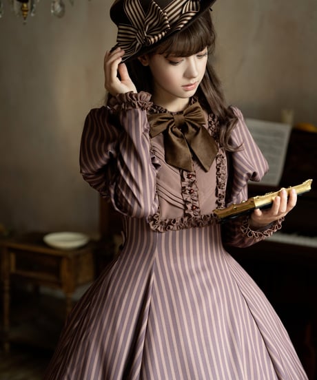 Miss Point / Classical Chocolate ワンピース [LO1227]