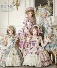 Twin Bears / Antique Gemstone Fragrance ロリィタドレス OP, JSK [LO1598]