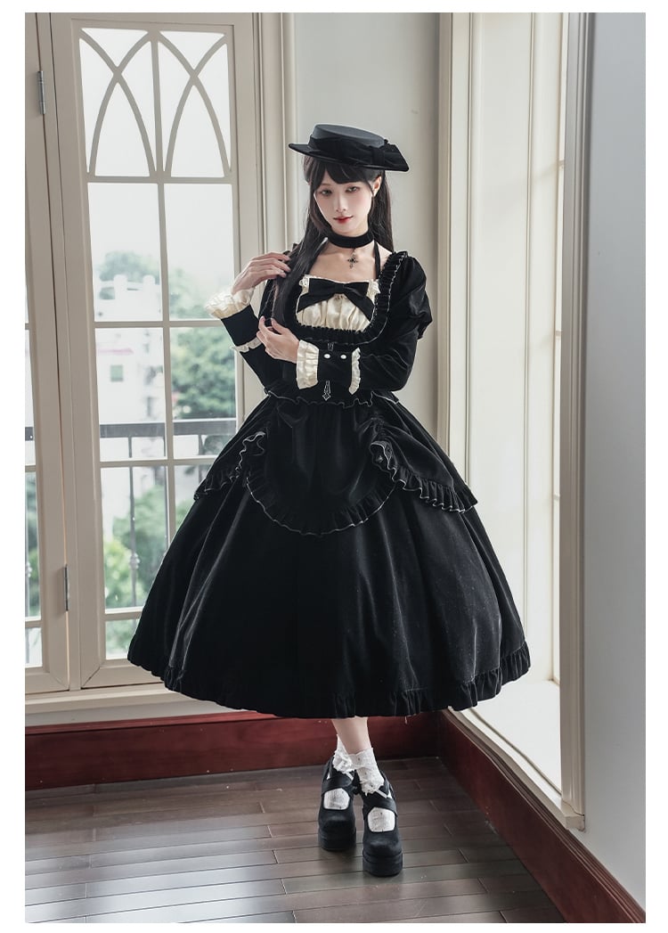 with PUJI / 黙示録 ロリィタドレス セット [LO1518] | Roses o