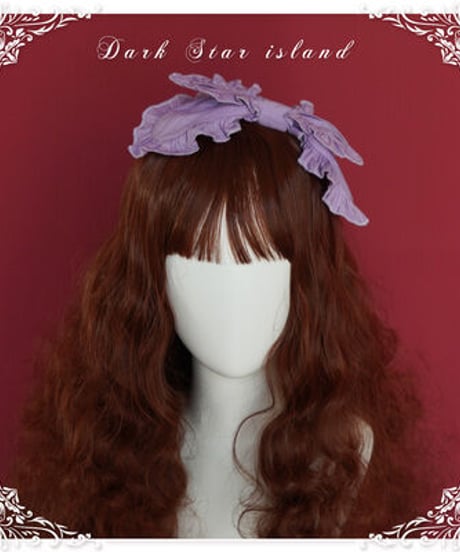 Dark Star Island 2020周年 クラシックロリィタドレス ヘッドリボン [LO298]