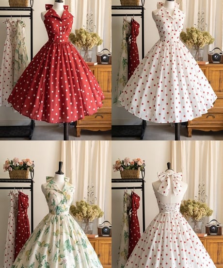Forest Wardrobe 午後の森林 二型ワンピース [LO1175]
