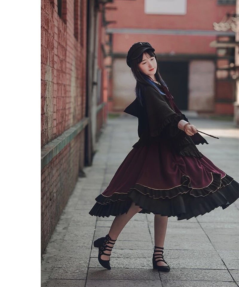 with PUJI 見習い魔法使いOP ロリィタ ドレス＋ケープ [LO682] | Ros