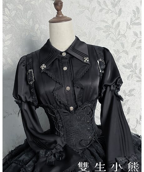 Twin Bears /  黒霧の幽宴 ロリィタドレス JSK、ブラウス⑦ [LO1513]