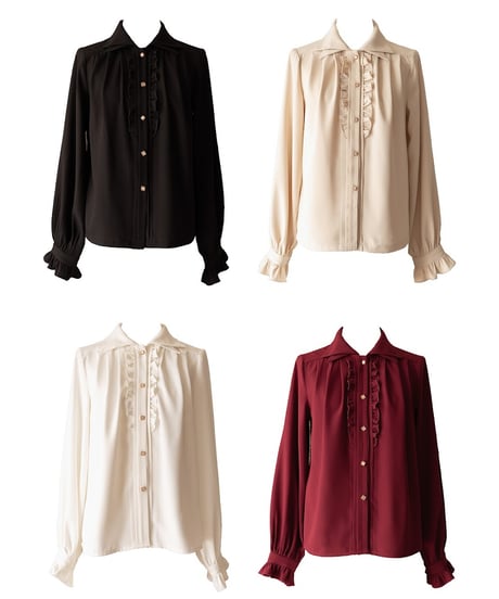 Forest Wardrobe 森林のかご4.0 二重襟ブラウス [LO950]