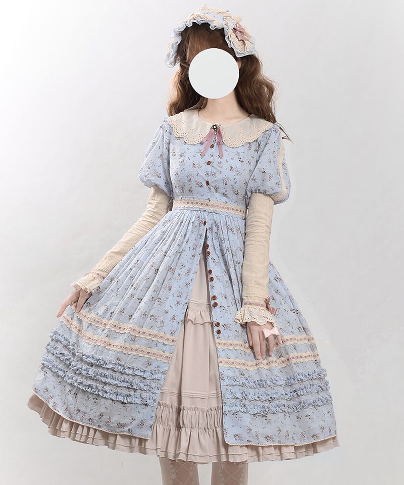 Miss Point 花とアリス クラシックロリィタ ヘッドドレス [LO616 Miss Point 花とアリス クラシックロリィタ ヘッドドレス [LO616