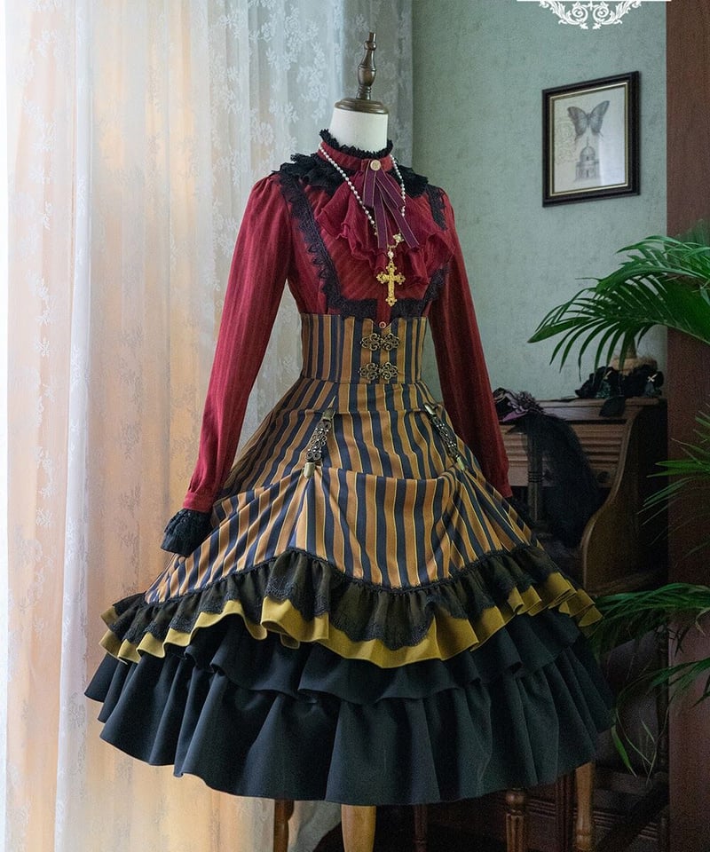 Miss Point / Point Manor クラシックロリィタ コルセットスカート [