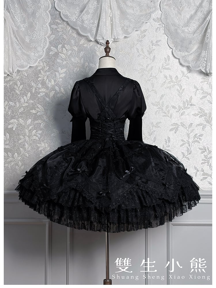 Twin Bears / 黒霧の幽宴 ロリィタドレス JSK、ブラウス [LO1513] |