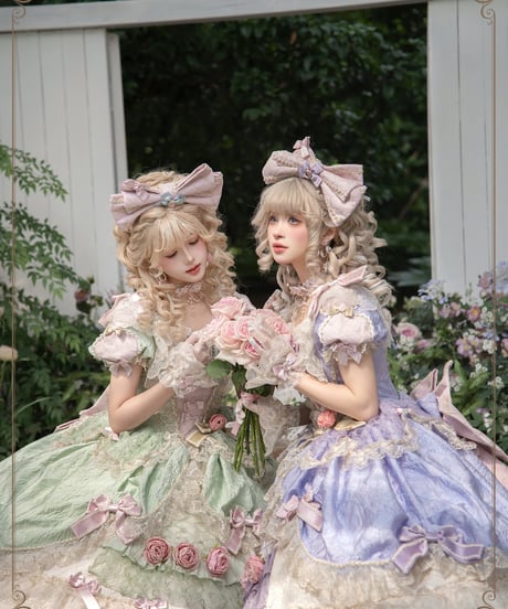 HinanaQueena  鏡の中のプリンセス ロリィタドレス フルセット [LO969]