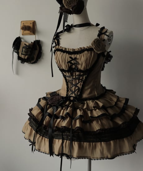 JND Lolita ガラス窓 ロリィタ ショートドレス SP フルセット [LO508]