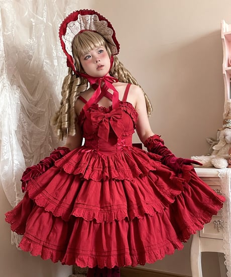 WF Lolita / Miss Flora   ロリィタドレス 綿 JSK [LO973]