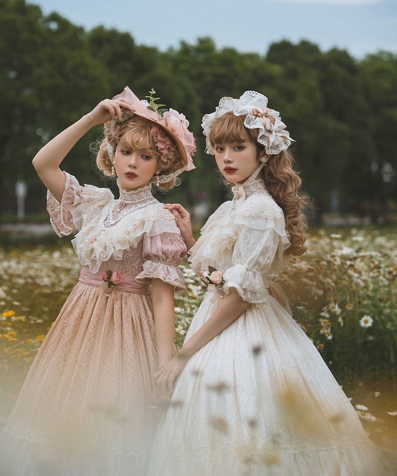 Miss Point 木香薔薇 1.0 レース/花柄 ロング ロリィタドレス  