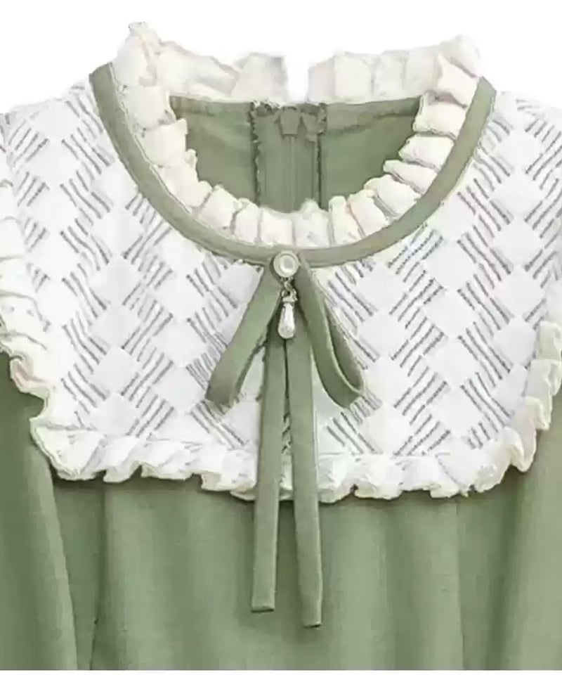 胡桃木JK / 森の愛の詩 レトロ エレガントワンピース