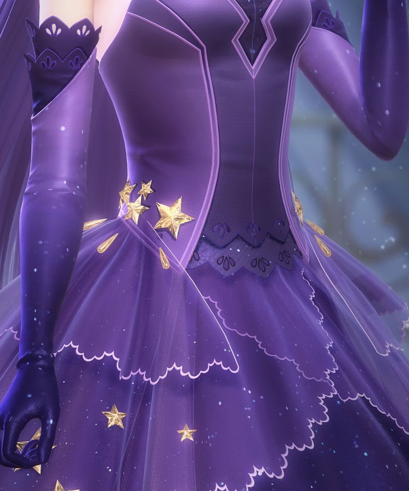 型紙】 星の海/星の夢 ロングドレス [KO108] | Roses on the Roof