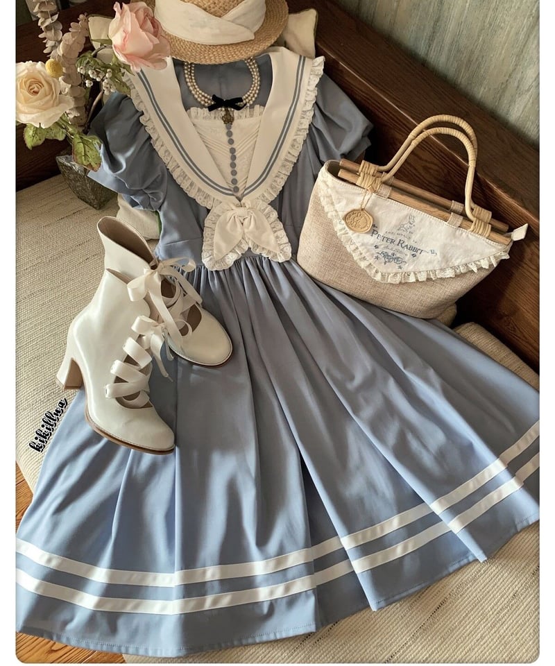 南十字宇宙洋服社 Holiday Island セーラーワンピース[LO607