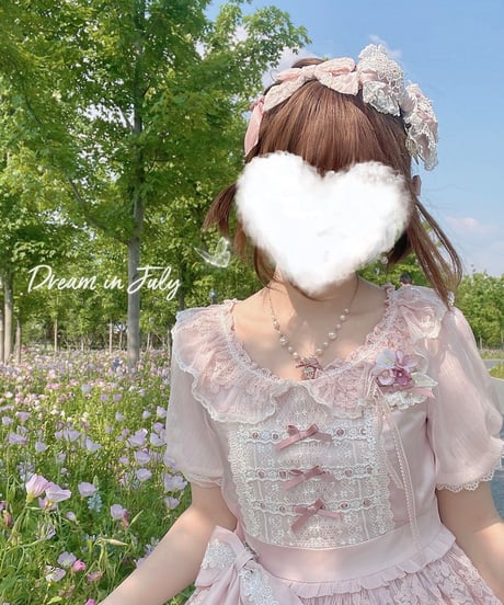 Dream in July チェリーブロッサム バッグ・カチューシャ・ネックレス[LO533]