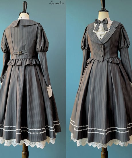 SEVEN BABY Lolita 巡礼者 クラシック ロリィタ ワンピース フルセット [LO625]