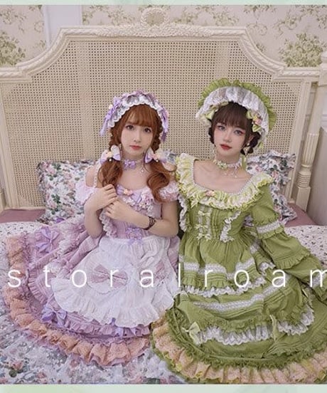 Lucy and  Lory / Pastoral roaming クラシック コットンドレス アクセサリー [LO860]