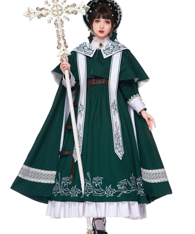 YUPBRO ロブニャ ブリティッシュスタイル ゴシックロリィタ ドレス