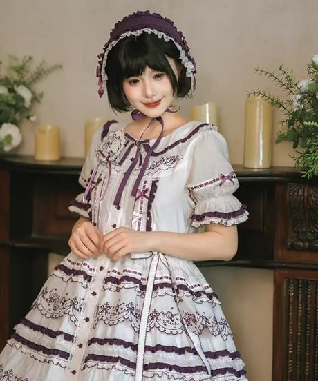 Miss Point 四季の果樹園 ロリィタドレス 華麗ティアードワンピース  [LO1611]