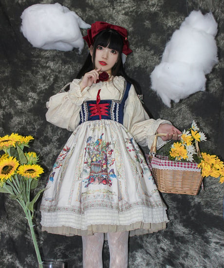 Miss Point 豊作賛歌 バイエルン風 ベルベットコルセットJSK ショート [LO390]