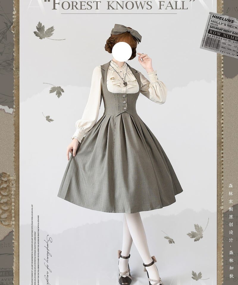 Forest Wardrobe ワイポウアの夏 ノースリーブOP ロリータ