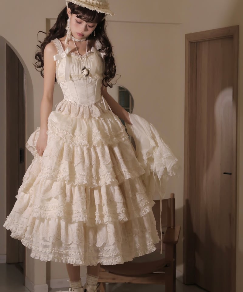 WF Lolita / Miss Flora ロングSP ロリィタドレス スカート WF Lolita / Miss Flora ロングSP ロリィタドレス スカート