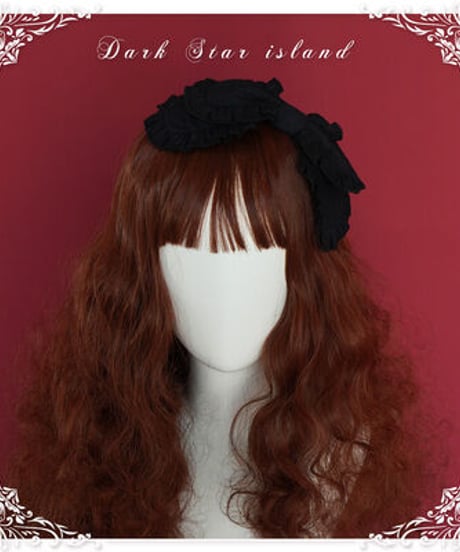 Dark Star Island 2020周年 クラシックロリィタドレス ヘッドリボン [LO298]