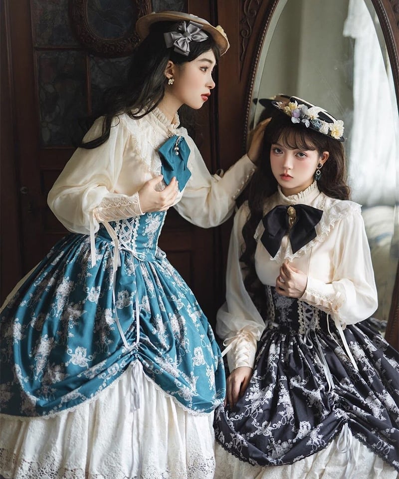 Miss Point アンティークフラワーウォール ロリィタドレス コルセット