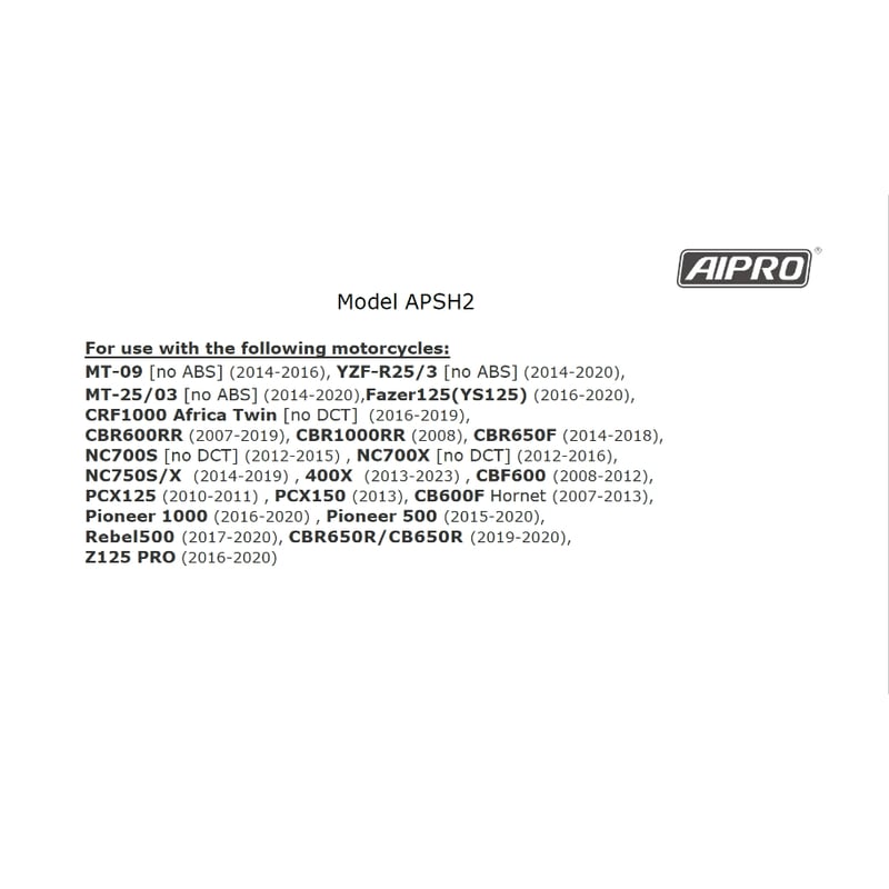 アイプロ製☆スピードヒーラー APSH2 CBR600RR Z125PRO 400X | AI