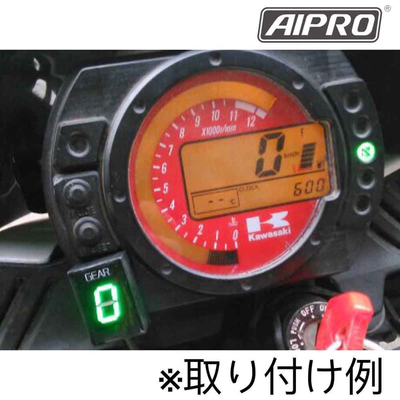 アイプロ製☆シフトインジケーター APK3 緑 Z750 Z1000 | AIpro Factory