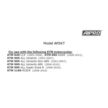 【即納】アイプロ製★スピードヒーラー APSKT  KTM690 DUKE RC8