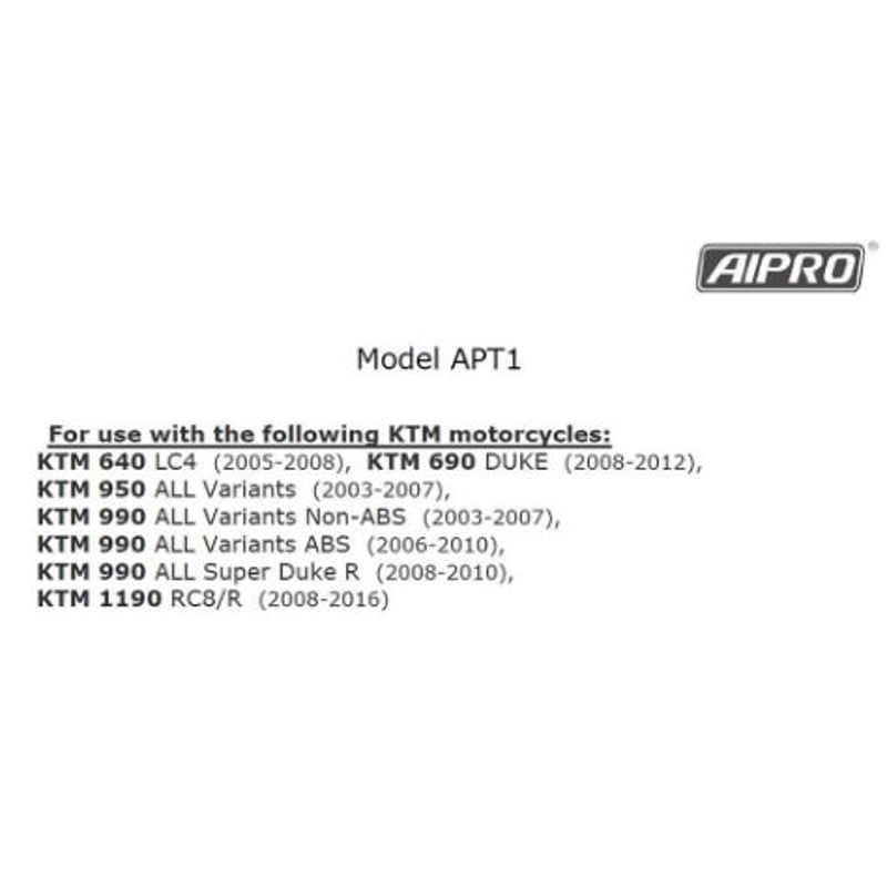 アイプロ製☆シフトインジケーター APT1 赤 KTM690 DUKE RC8 | AIpro