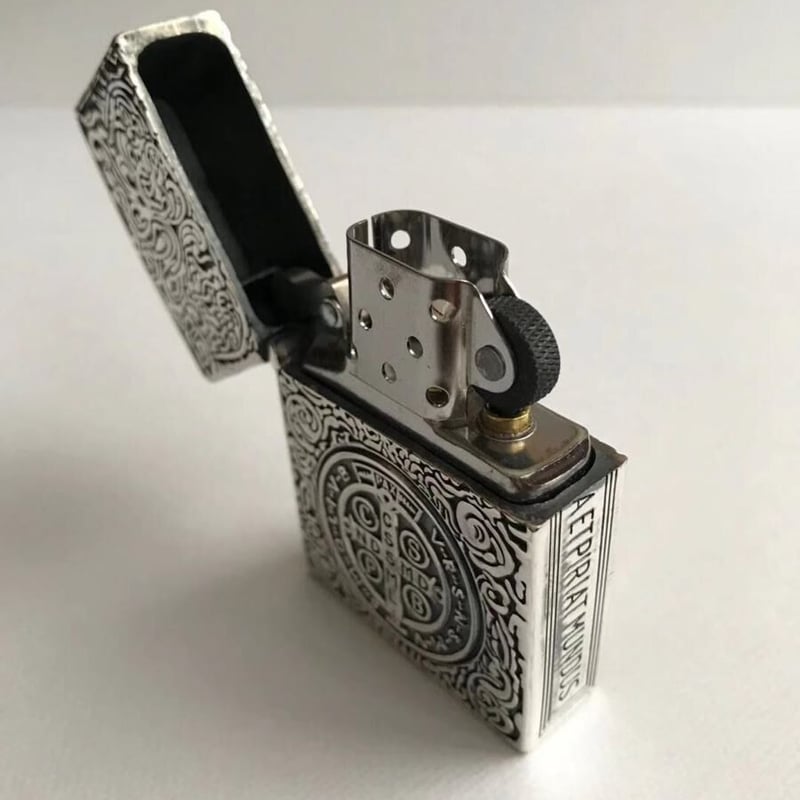 zippo フルメタルジャケット 5面メタル 十字架 クロス 2012年製 Zippo ジッポー クロス 十字架 フルメタル ジャケット シルバー