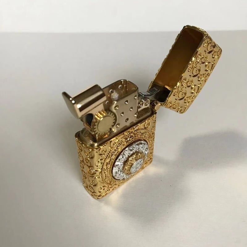 九官八卦 揮発防止インサイドユニット ZIPPO互換品 24Kメッキ