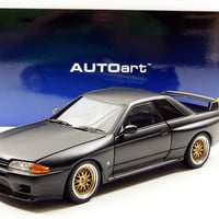 AUTOart 1/18 日産 スカイライン GT-R (R32) V-Spec II チューンド・バージョン ガングレー・メタリック